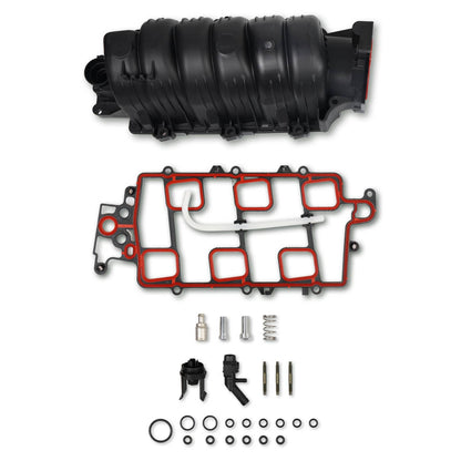 Solidspare Black Upper Intake Manifold + Gasket for 1995-2005 Chevy Buick Olds 3800 3.8L V6