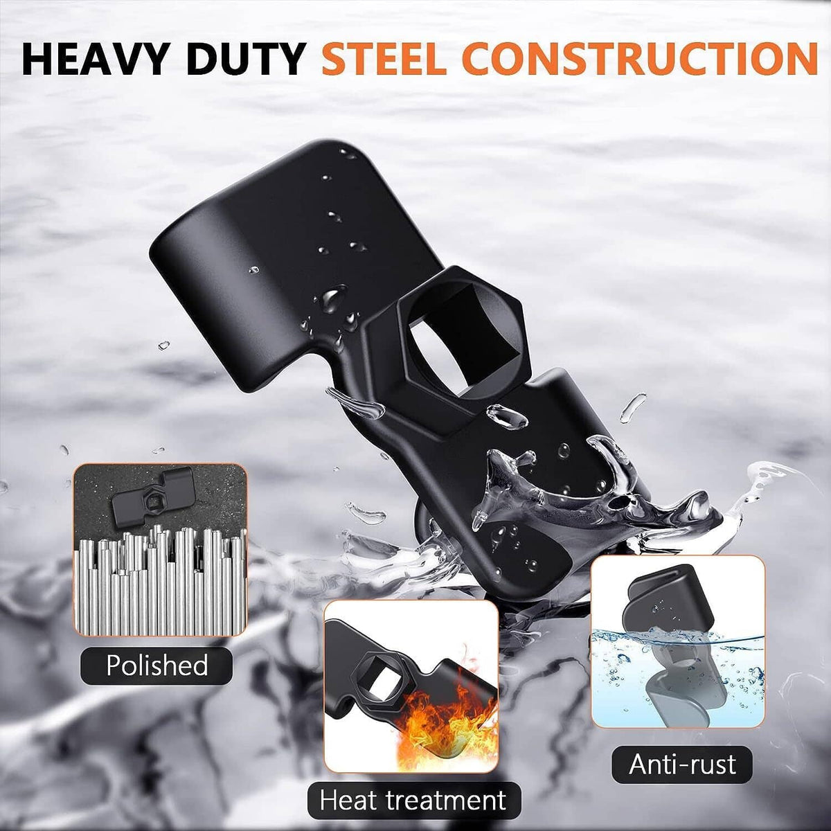 Solidspare For 1/2 Inch Drive Wrench Extend More Leverage Universal Wrench Extender Adapto