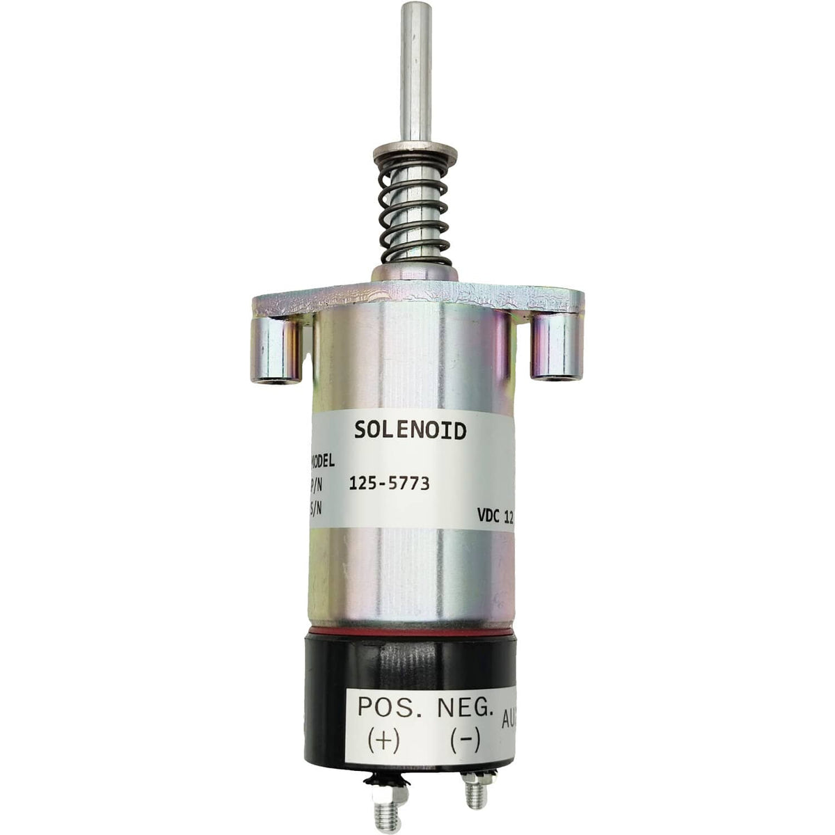 Solid Spare 12V Shut Down Solenoid 125-5773 For Caterpillar 3204 3304 3304B 3306 3306B