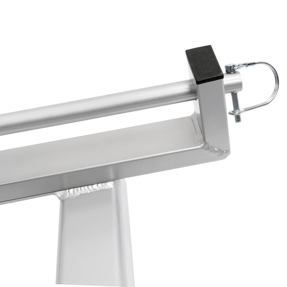 Solid Spare 2" Receiver Aluminum Fishing Cart Caddy Hitch Mount Bracket For Outdoor Hauling