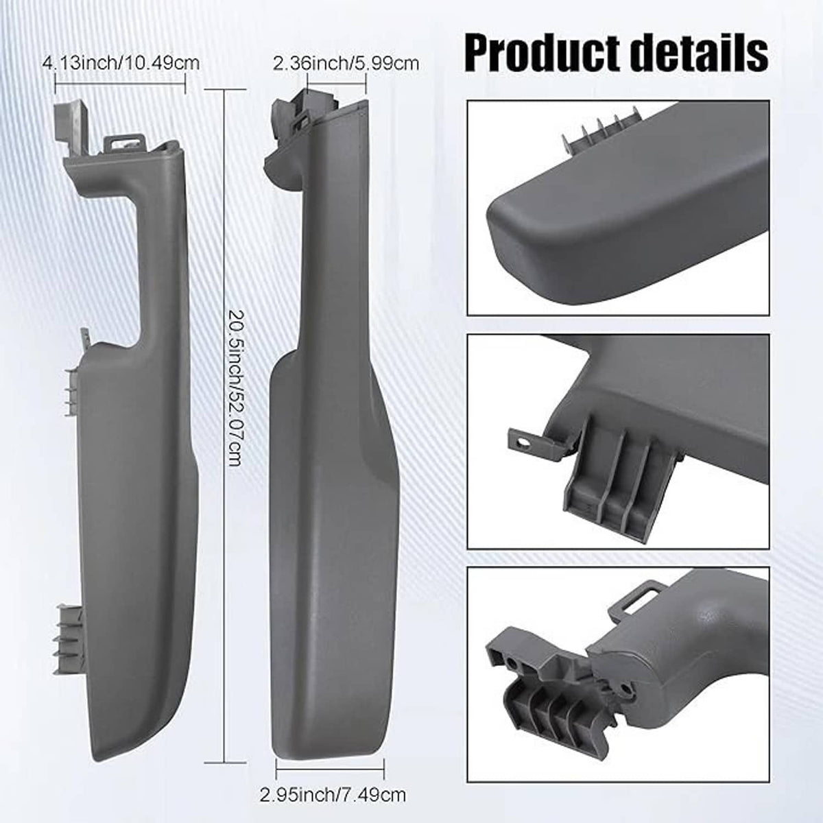 Solidspare Front Driver Left Side Door Armrest Handle for 1999-2006 Select Chevrolet/GMC