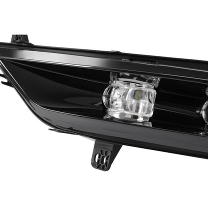 Solid Spare Left Driver Side LED Fog Light Bumper Lamp Clear Lens For Chrysler 300 2015-2024