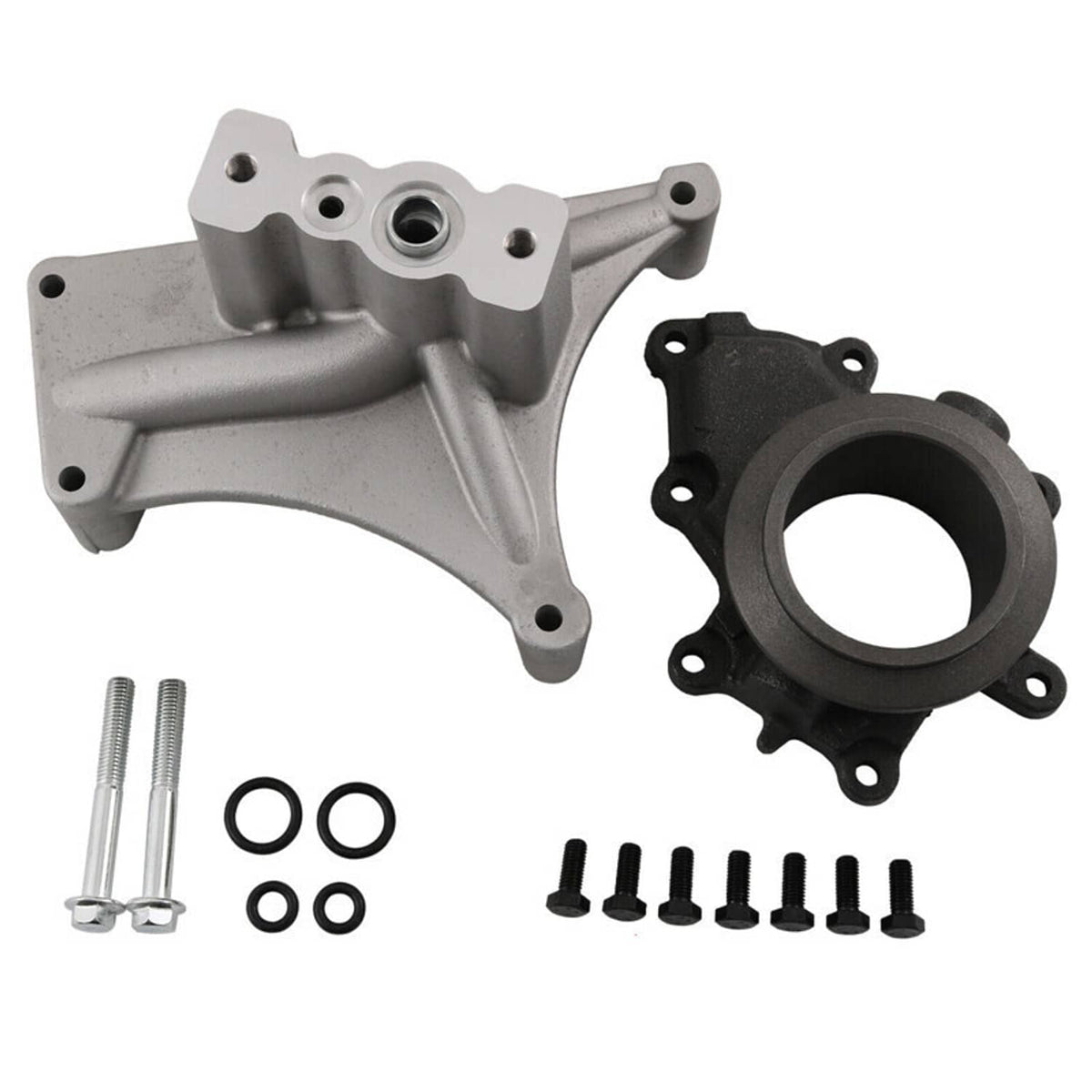 Solidspare Turbo Pedestal+ Exhaust Housing+ Bolts For Ford 99.5-03 Powerstroke Diesel 7.3L