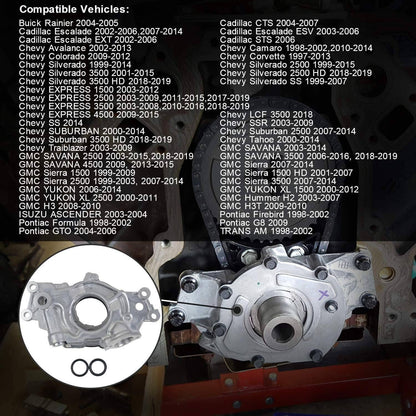 Solidspare High Pressure High Volume Oil Pump 10355HV For 2007-14 Chevrolet GM LS 5.3L 6.0L