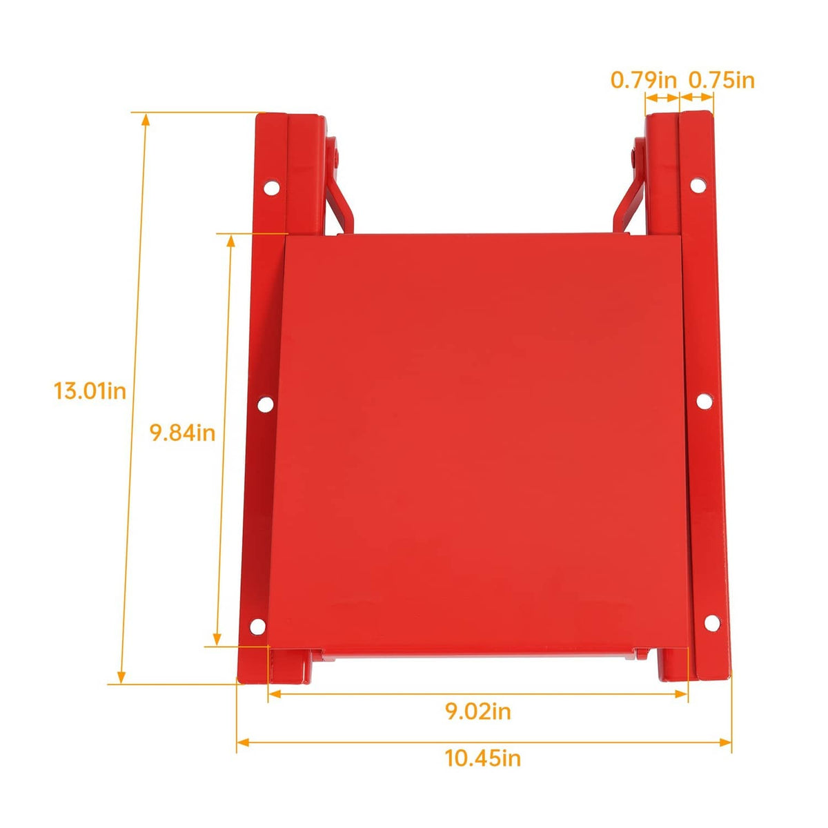 Solid Spare Sliding Grain Gate 9" X 9" Heavy-Duty Manual Grain Bin Slide Gate Powder Coated