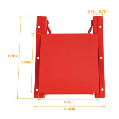 Solid Spare Sliding Grain Gate 9" X 9" Heavy-Duty Manual Grain Bin Slide Gate Powder Coated