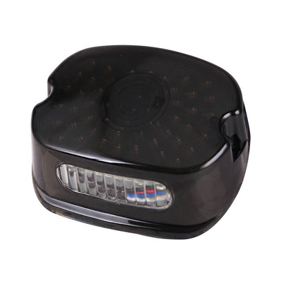 Solidspare Smoke LED Tail Light Brake Rear for Harley Road King Electra Glide Tour Dyna FXR