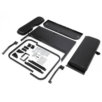 Solidspare For Yamaha G2 G9 Gas Electric Folding Fold Black Golf Cart Rear Back Seat Kit