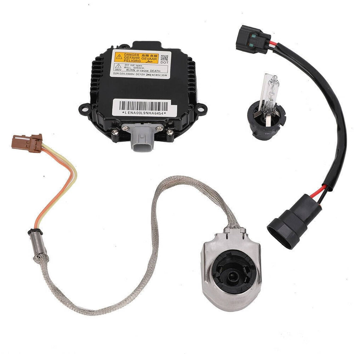 Solidspare Set Xenon Ballast Igniter HID D2S Bulb Kits For 2007-15 Infiniti G35 G37 Q40 Q50