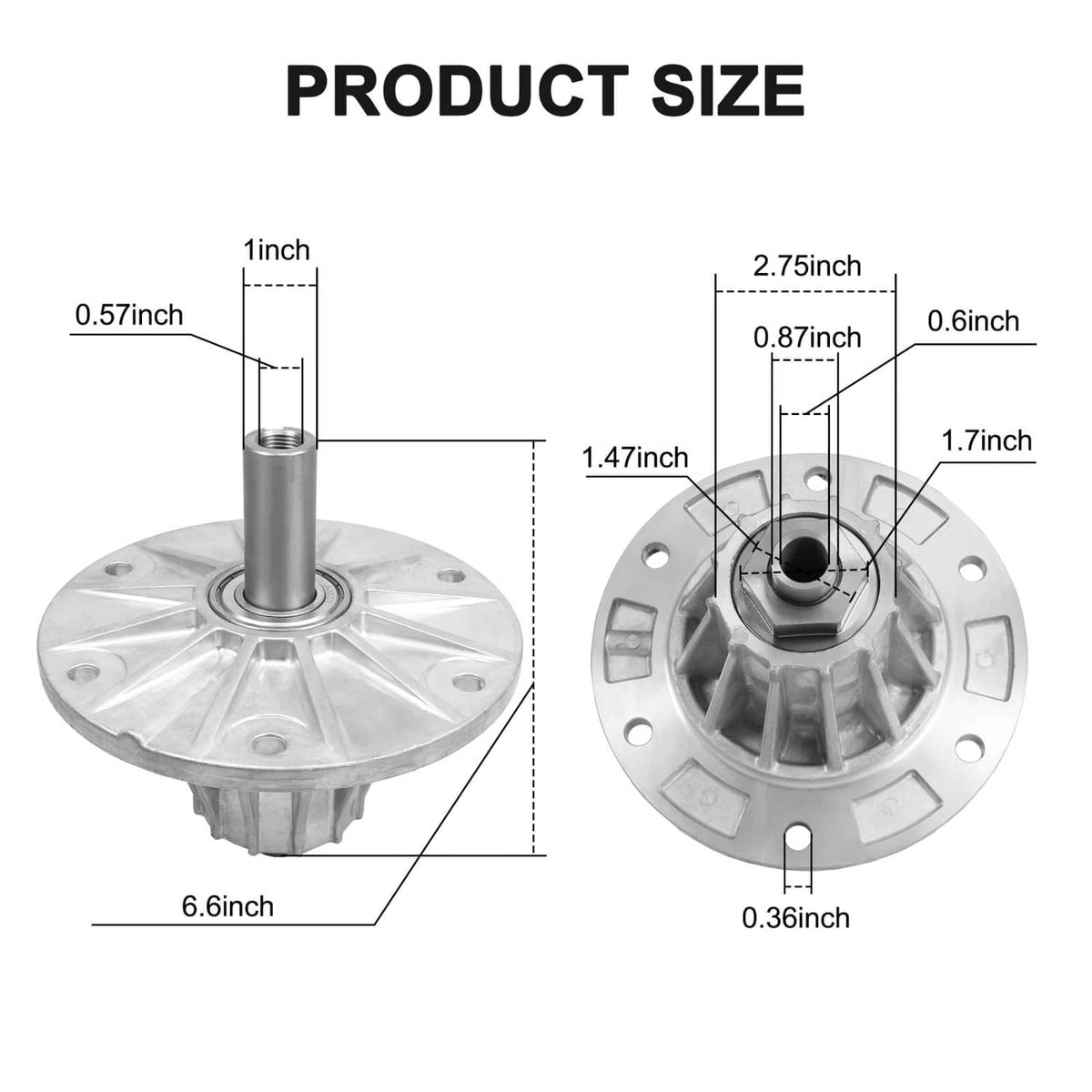 Solidspare New Ransomes Bob-Cat ZT200 Spindle Assembly 4115849 4165022 Bunton Ryan