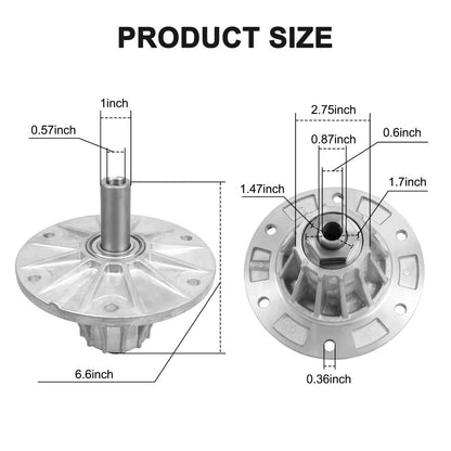 Solidspare New Ransomes Bob-Cat ZT200 Spindle Assembly 4115849 4165022 Bunton Ryan