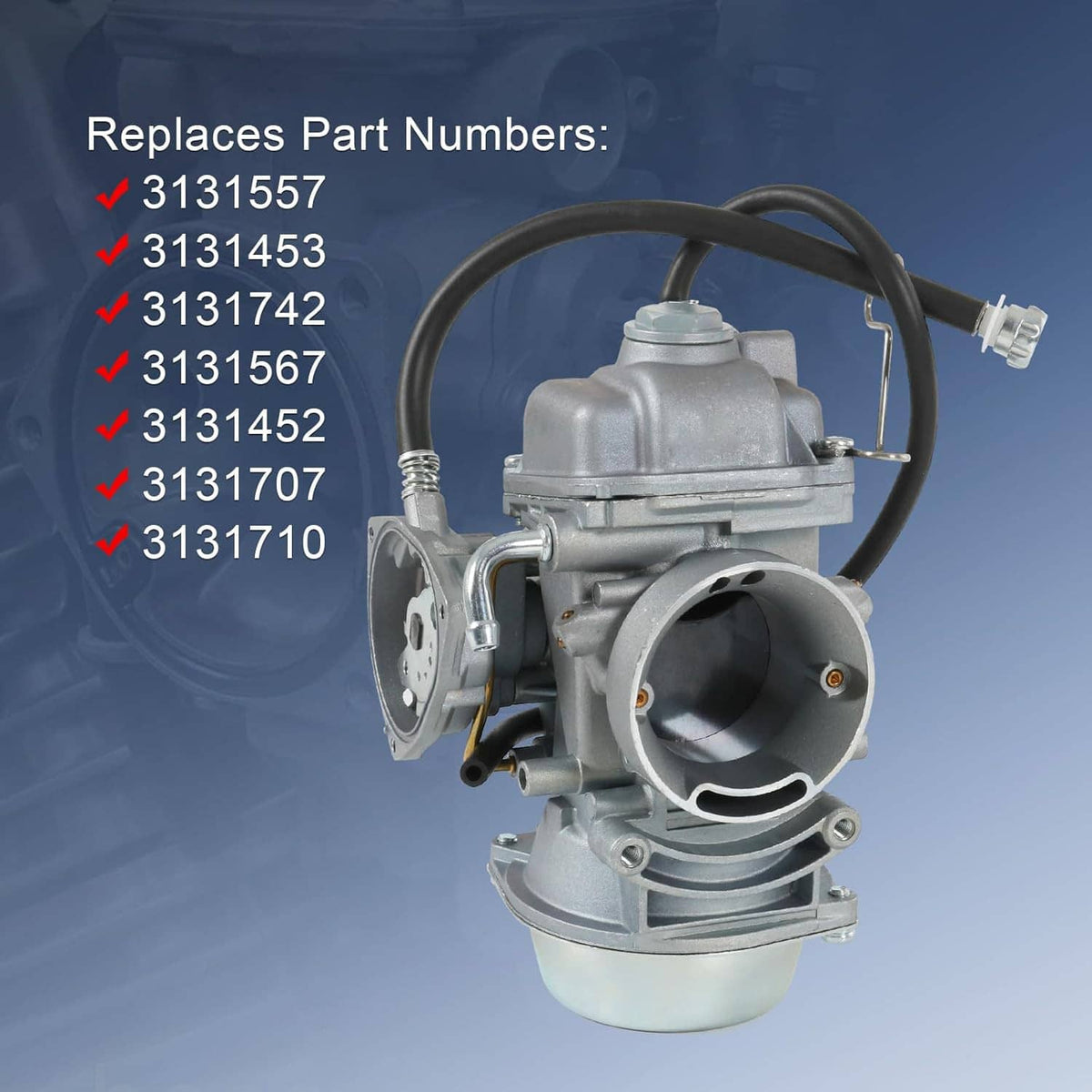 Solidspare Carb Carburetor For Polaris Sportsman 500 4X4 HO 2001-2005 2010 2011 2012