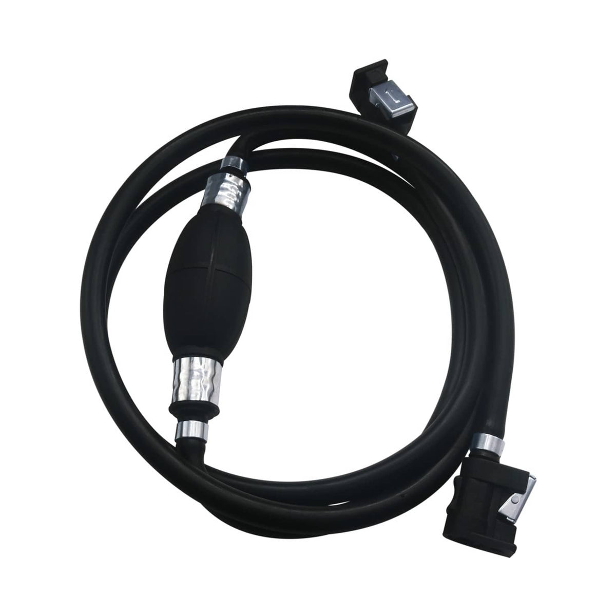Solid Spare 5/16 " Yamaha Outboard Boat Motor Fuel Line Hose With Primer Bulb and Connector