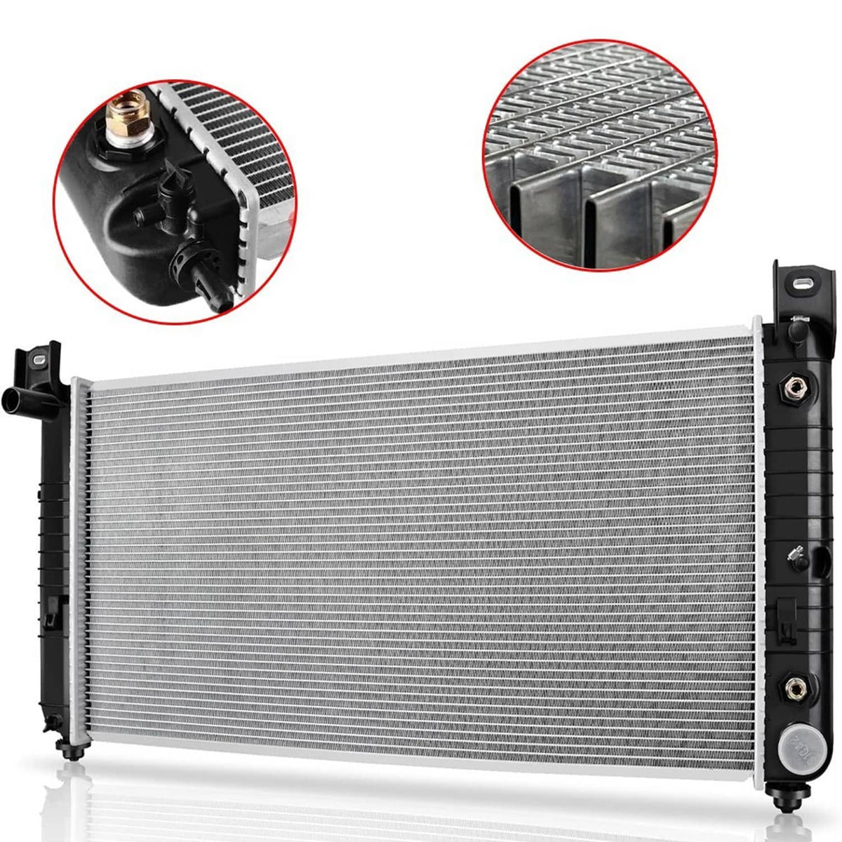 Solidspare 34'' Radiator for Chevy Silverado Suburban Tahoe GMC Sierra 1500 Yukon 15841571