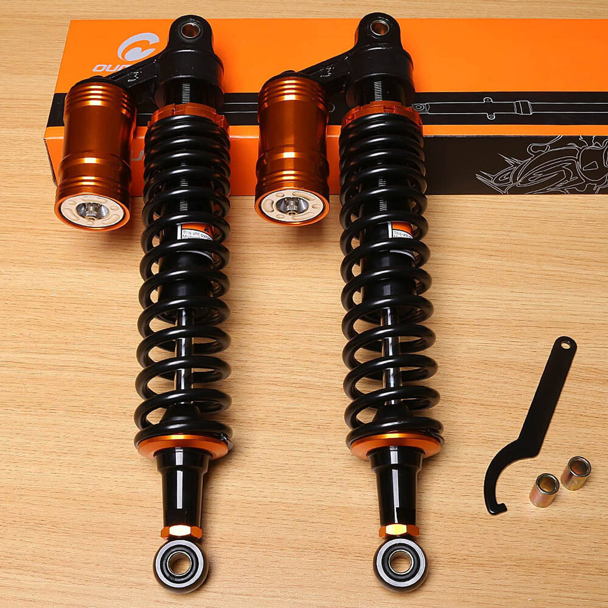 Solidspare Front Left & Right Air Shocks Absorbers Set For Yamaha Raptor 660R 700 700R New
