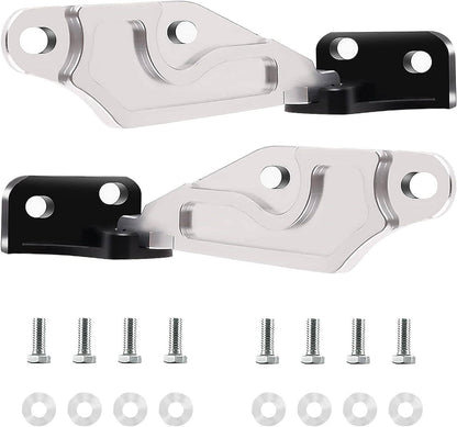 Solidspare Billet Aluminum Quick Release Hood Hinge Latch Set for 1996-2000 Honda Civic EK