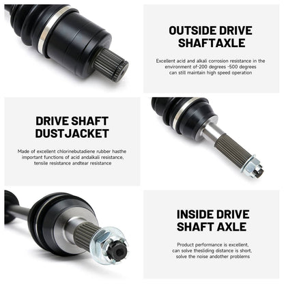 Solidspare Rear CV Axles For Polaris 2017-2019 Ranger Crew XP 1000 EPS & 2017-2018 XP 900