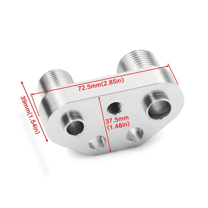 Solid Spare For Sanden SD7B10 SD7 7176 AC A/C Compressor Adapter 6061-T6 Billet Aluminum