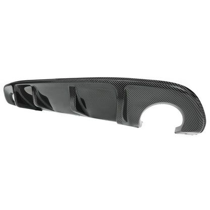 Solid Spare Rear Lip For 2014-2017 Infiniti Q50 Bumper Diffuser Wing Carbon Fiber Style