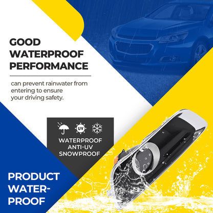 Solid Spare For Chevy Malibu 2013-2016 Fog Lights Bumper Lamps w/ Black Bezel Molding Wiring