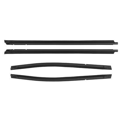 Solidspare 4Pcs Window Weatherstrip for Toyota Tacoma 2005-2015 Weatherstrip Trim Seal Belt