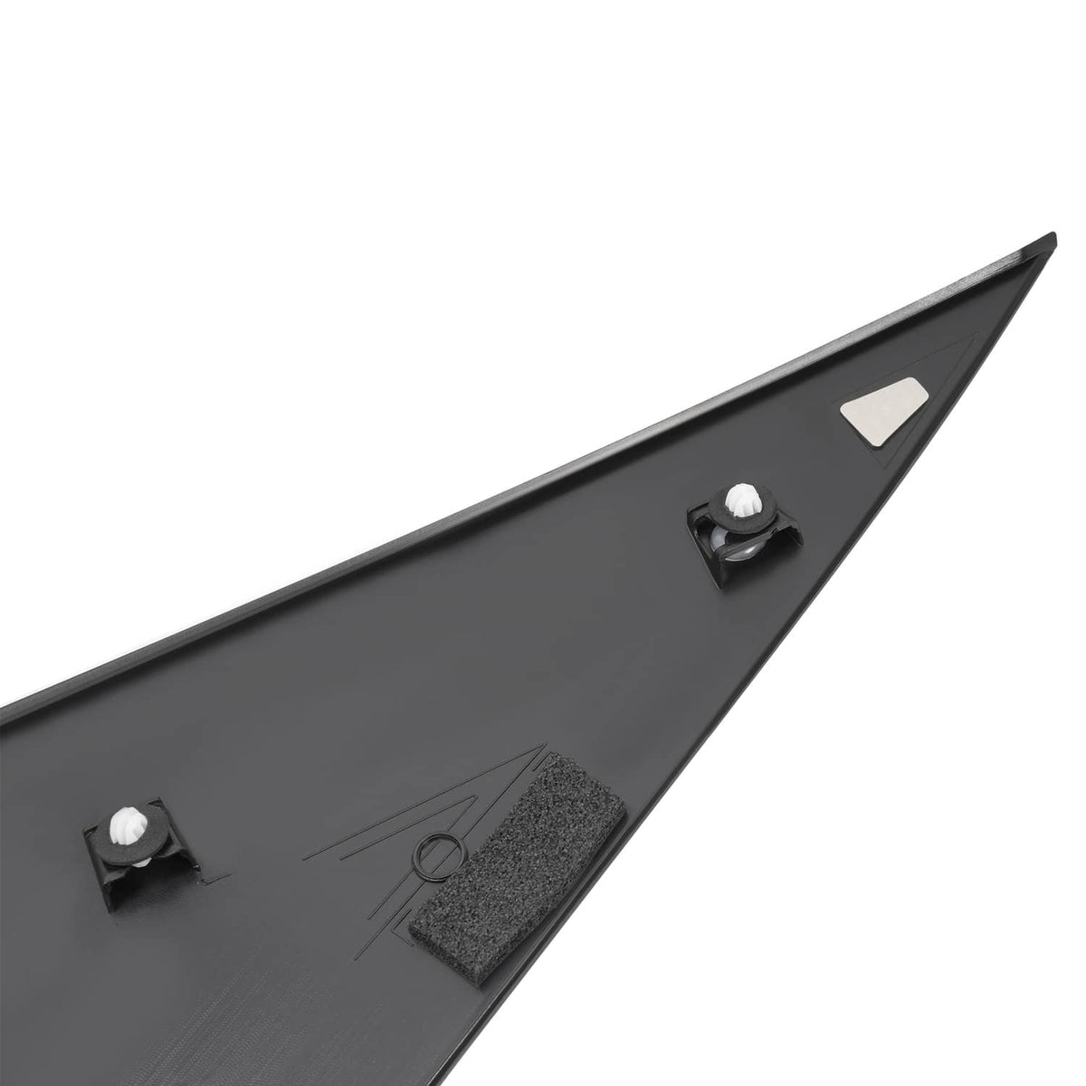 Solid Spare Rear Right Quarter Molding Triangular Cover Plate Fits Toyota Prius 2016-2022