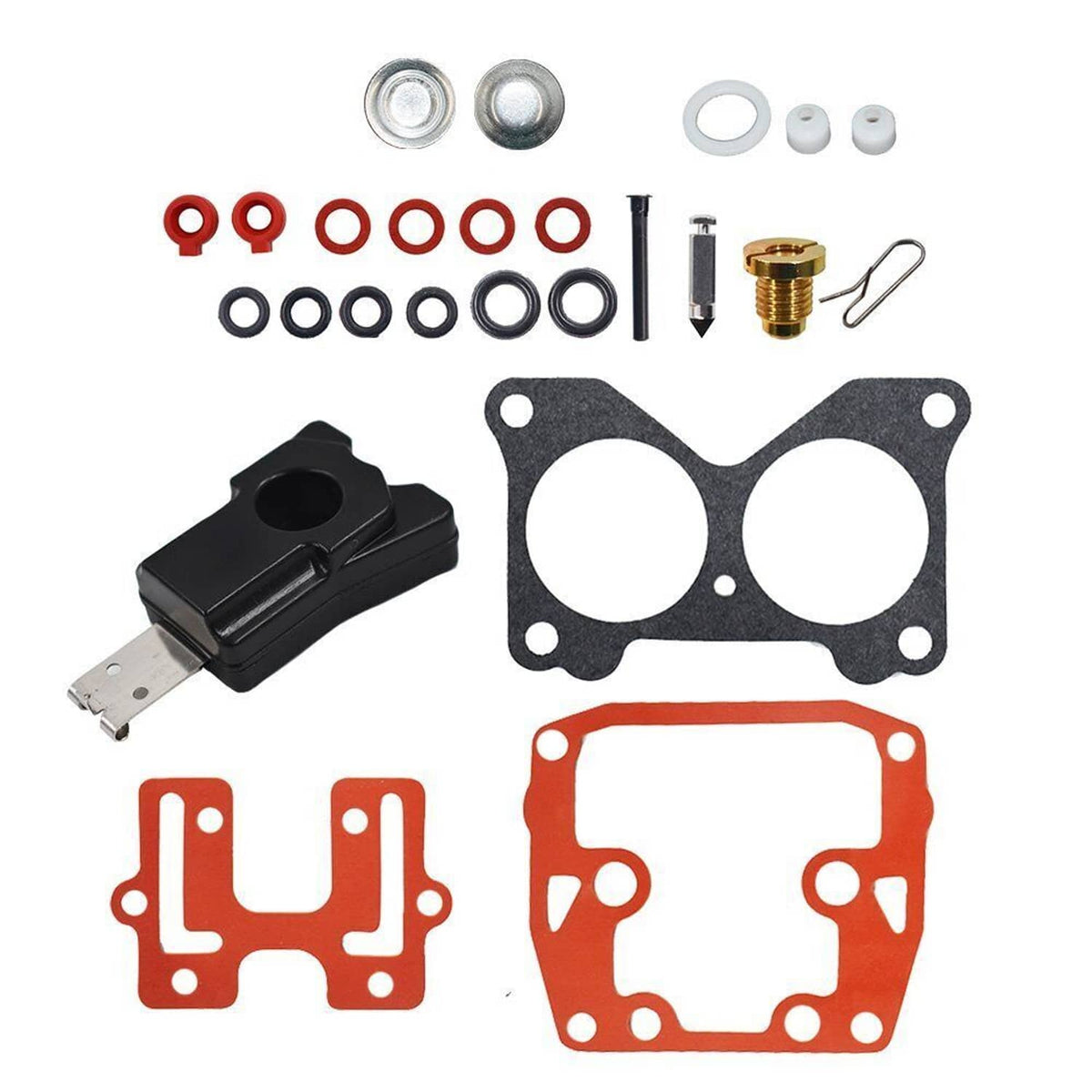 Solid Spare OMC BRP Johnson Evinrude Carburetor Carb Repair Kit Assembly Repl 439076 398526