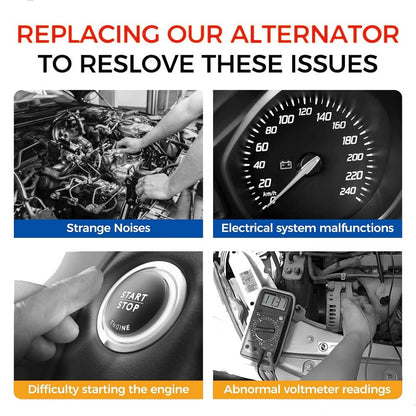 Solidspare Alternator 31100R40A for Honda Accord 2008-2012 Acura TSX L4/2.4L 2009-2014 130A