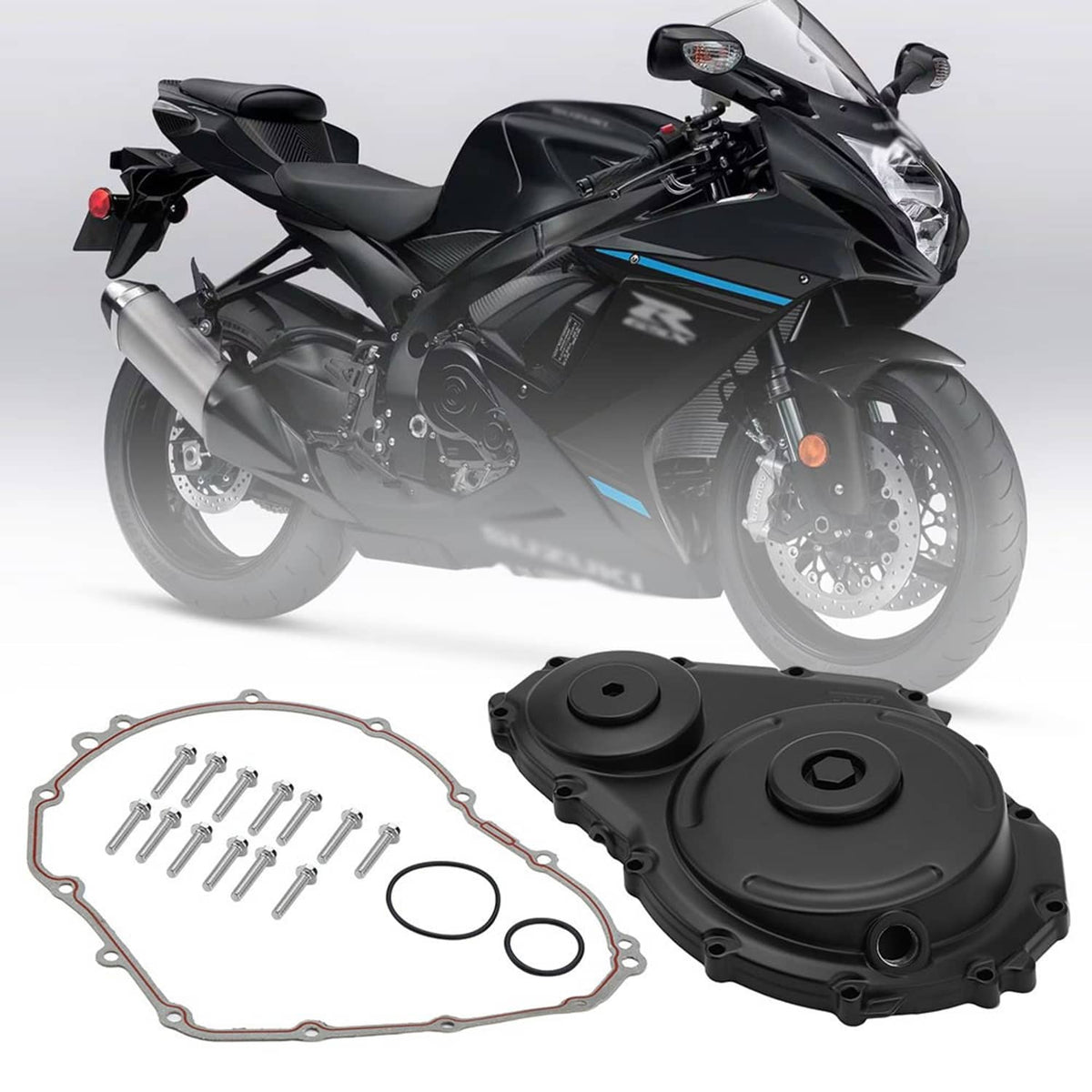 Solidspare Right Engine Stator Cover Crankcase Fit For Suzuki GSXR600 GSX-R 750 2006-2024