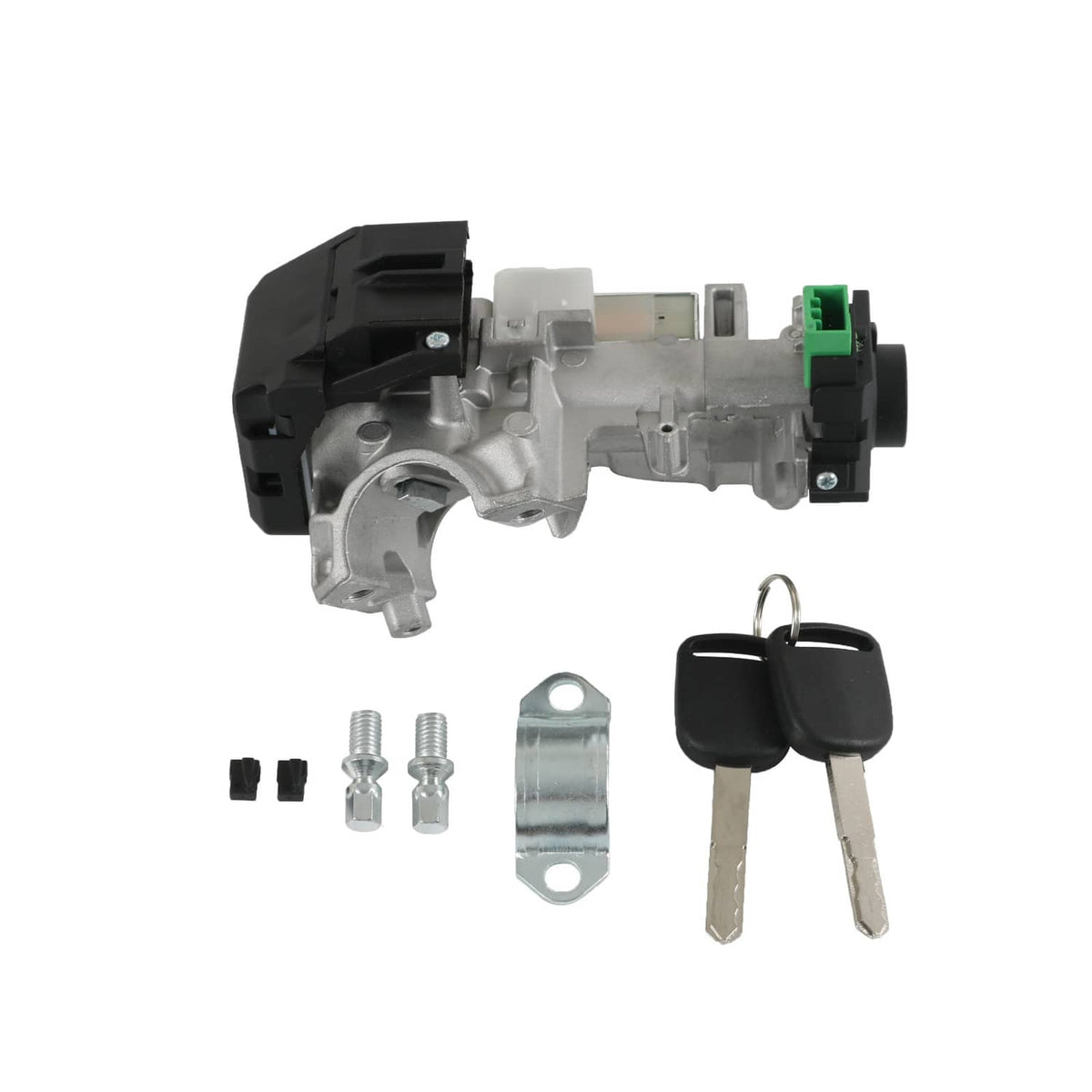 Solidspare 35100-SDA-A71 Ignition Switch Lock Cylinder Auto Trans w/2 Keys for Honda Accord
