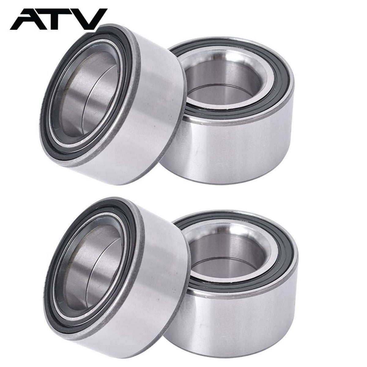 Solidspare 4Pcs Front & Rear Wheel Bearings pair Polaris RZR 800 S 4 2010 2011 2012-2014
