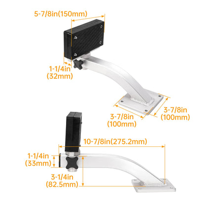 Solidspare Painted Boat Trolling Motor Bracket Oxidation W/hardware For Universal