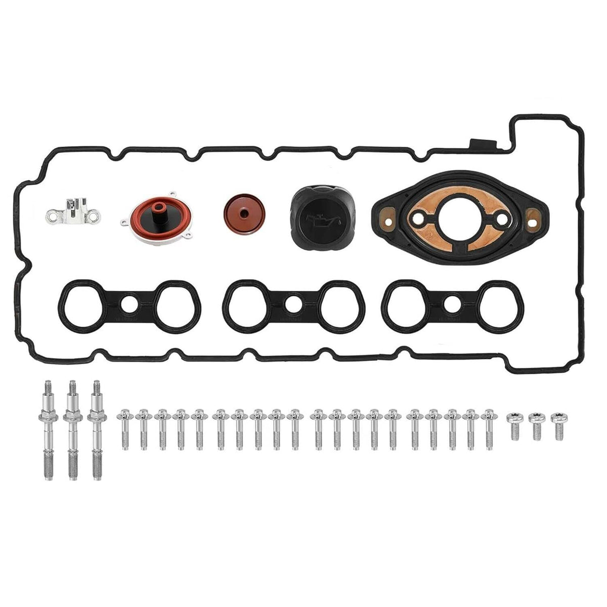 Solidspare Upgrade Aluminum Valve Cover For Bmw N52 E70 E82 E90 E91 328i 528i 128i X3 X5 Z4