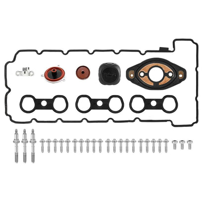 Solidspare Upgrade Aluminum Valve Cover For Bmw N52 E70 E82 E90 E91 328i 528i 128i X3 X5 Z4