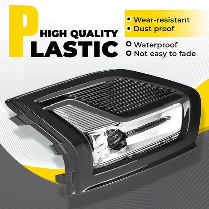 Solid Spare For Ford Fusion 2019-2020 LED Fog Lights Driving Lamps w/Bezel Wiring Left+Right