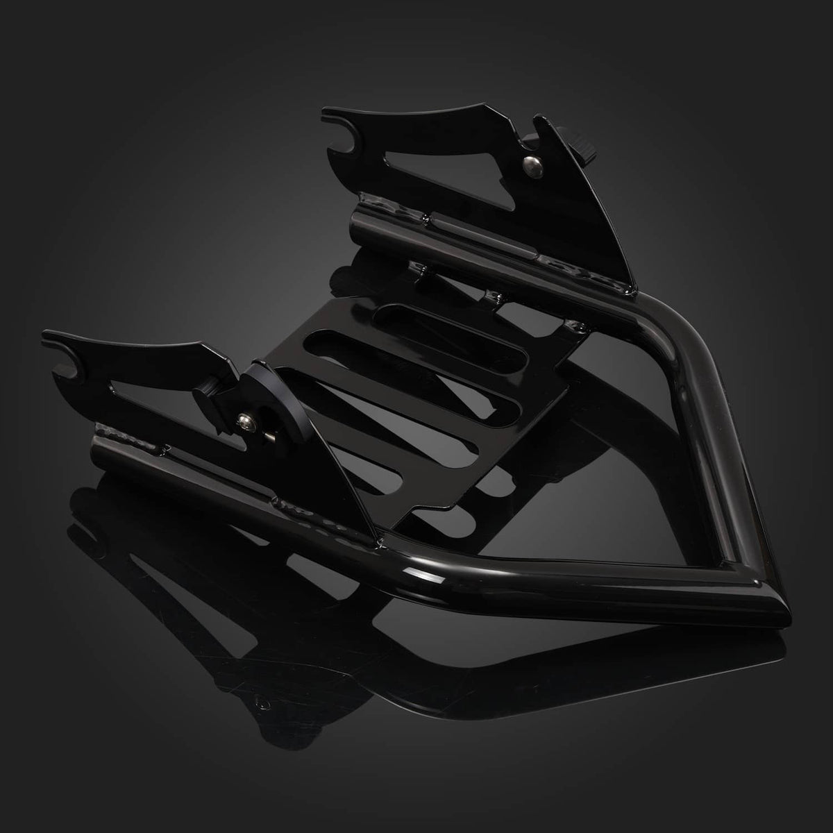 Solidspare Black Detachable Luggage Rack for Harley Touring 2009-2025 Street Road Glide US