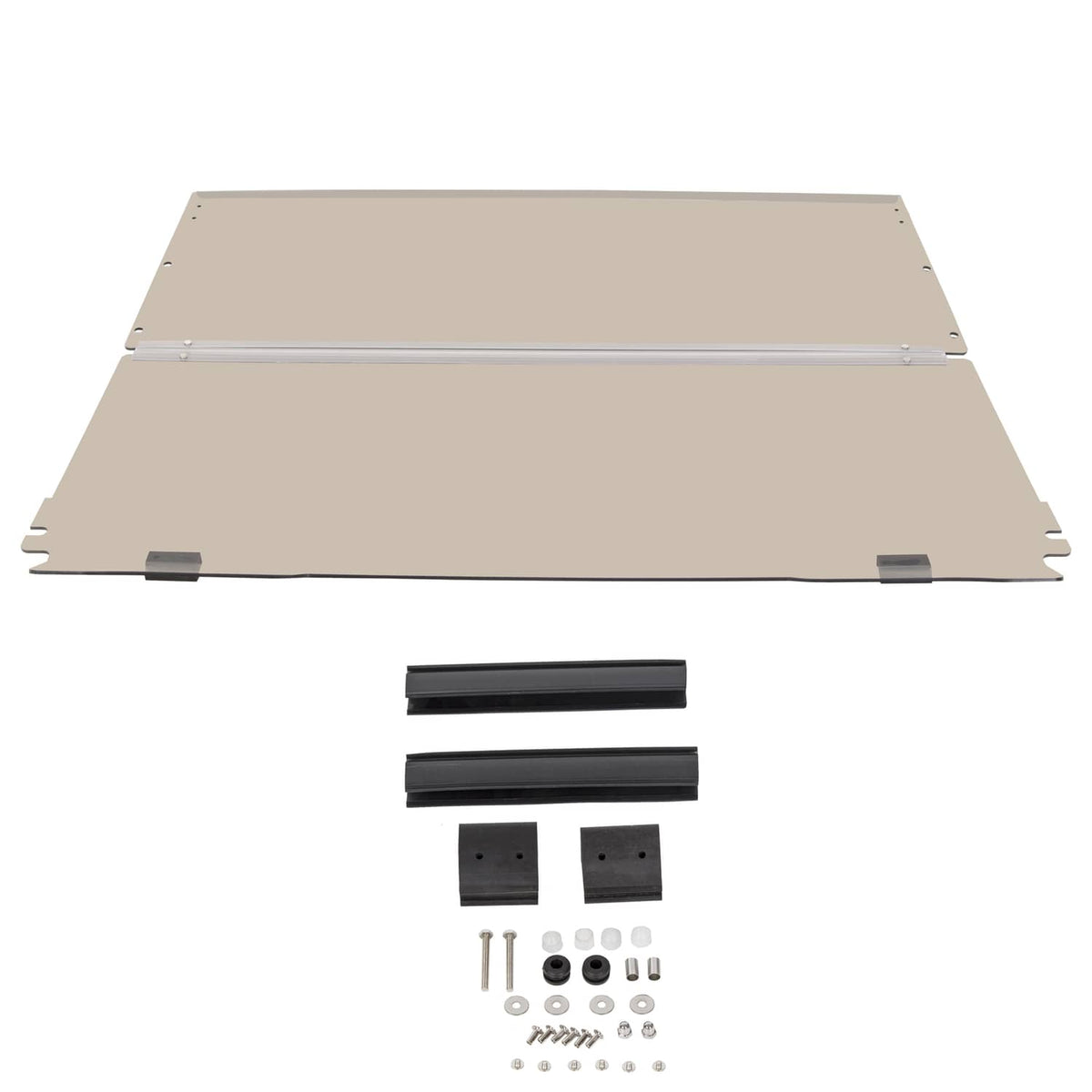 Solidspare For 1994-2013 2014 EZGO TXT Medalist Golf Cart Flip Tinted Windshield Windscreen