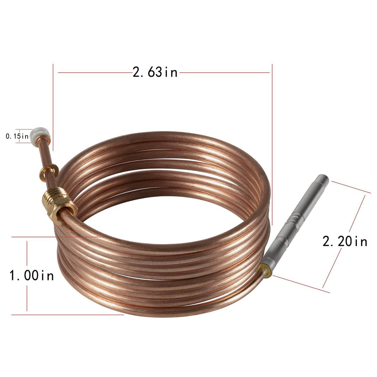 Solidspare 619154 Thermocouple, 2Pcs 621737 Thermocouple Interrupter & 622746001 Gas Valve