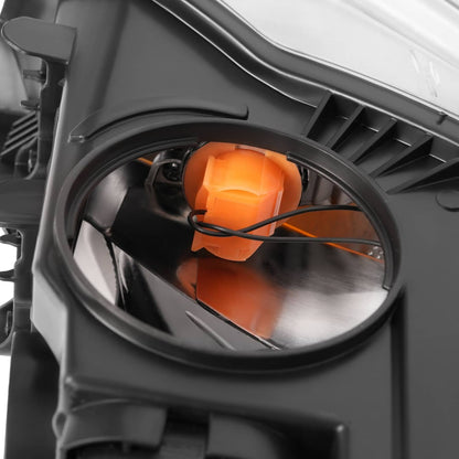 Solid Spare Clear Lens Halogen Left Driver Side Headlight For Ford Focus 2012-2014 W/Bulb