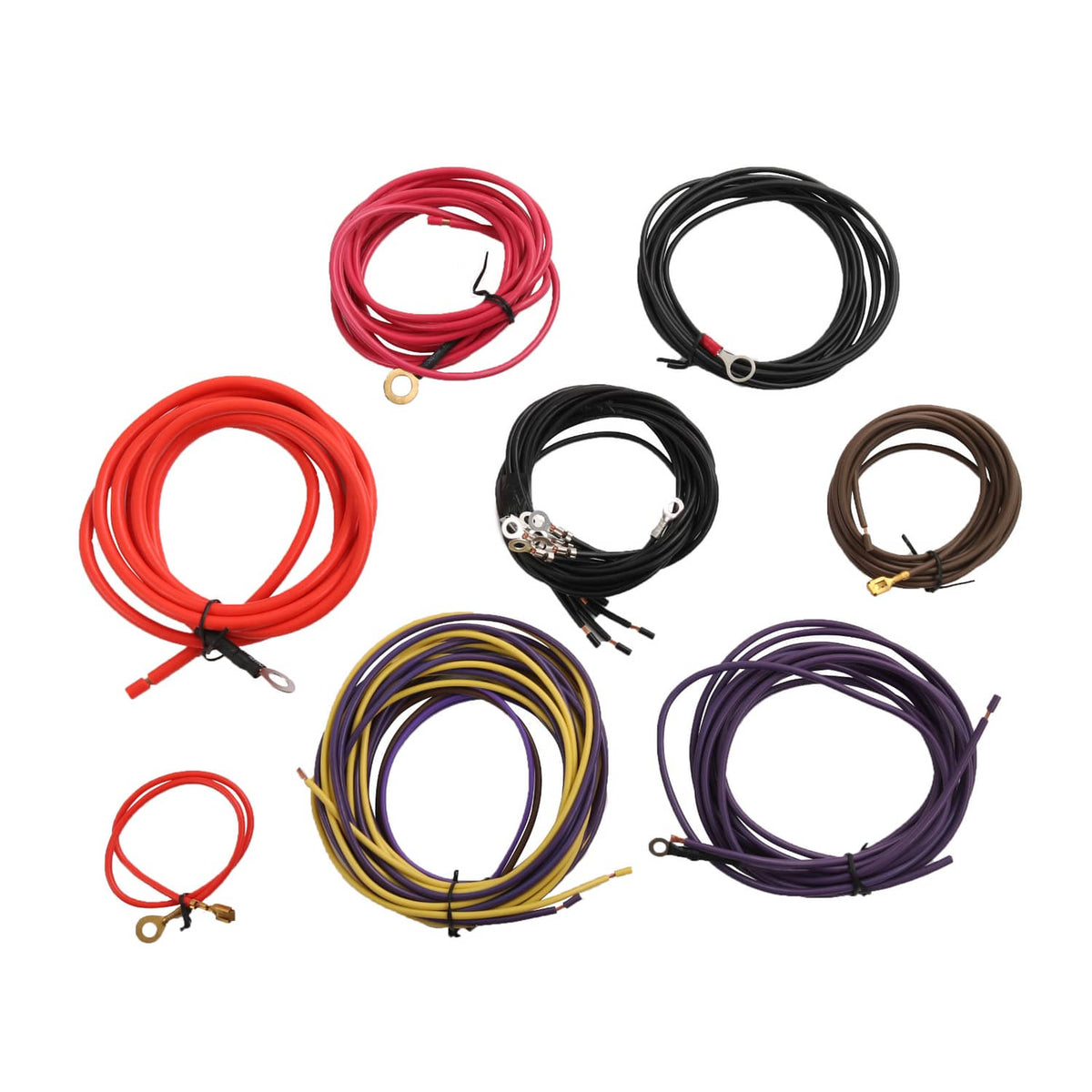 Solidspare Universal 22 Circuit Wiring Harness Street Hot Rat Rod Custom Wire Kit XL WIRES