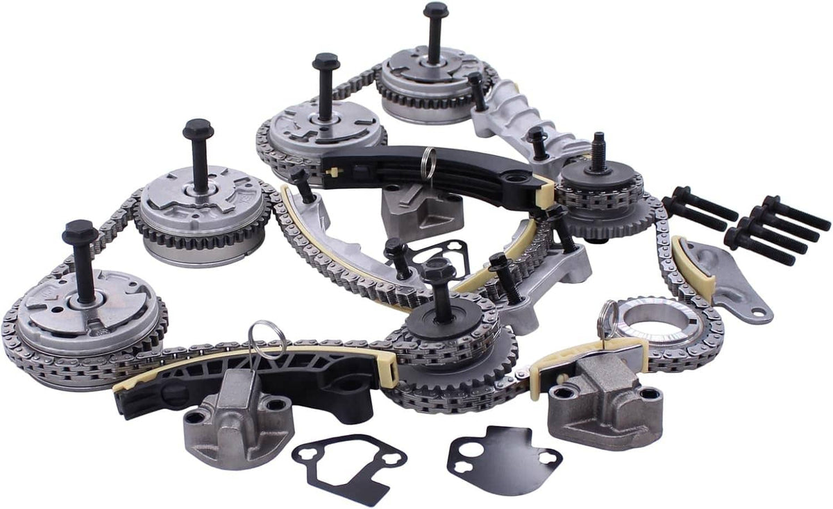 Solidspare For Buick Cadillac Chevrolet GMC Pontiac Timing Chain Kit w/4VVT CAM PHASER Gear