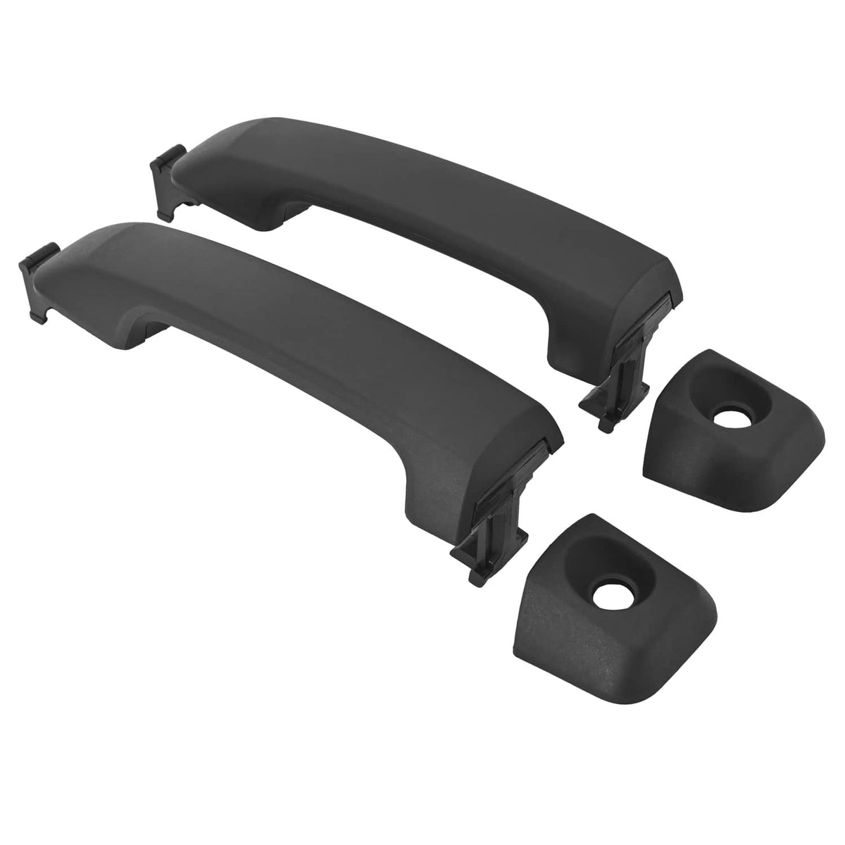 Solid Spare Pair For TOYOTA FJ CRUISER 07-14 69210-0C010 BLACK OUTSIDE DOOR HANDLES SET OF 2