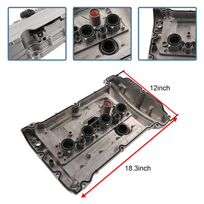 Solidspare Turbo Aluminum Valve Cover W/Gasket For Mini Cooper JCW R55 R56 R59 1.6L