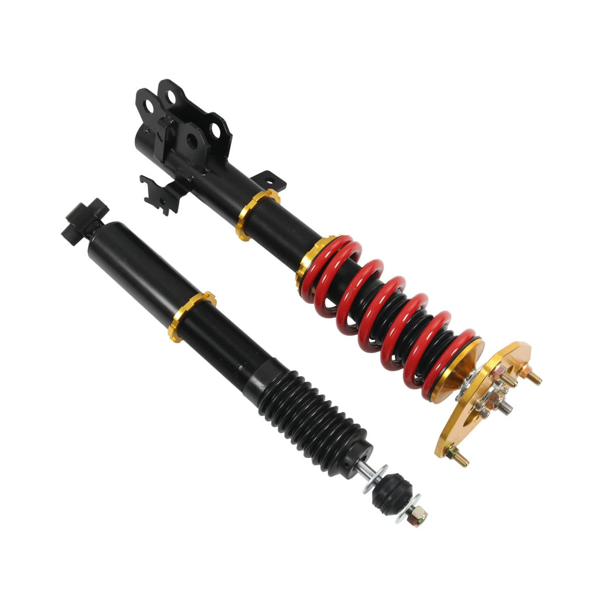 Solidspare 4Pcs Front & Rear Full Coilovers Struts Shocks Kit For Scion TC AGT20 2011-2016