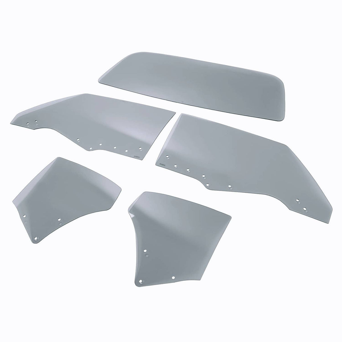 Solid Spare 2 Door Hardtop Glass Door Quarter Back Dark For 1970 1971 1972 Chevelle Malibu