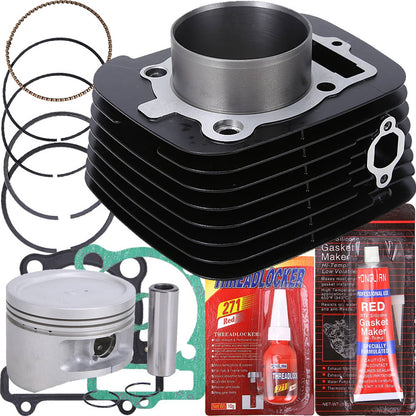 Solidspare Cylinder Piston Gasket Top End Kit For Yamaha Kodiak 400 93-99 Big Bear400 00-12