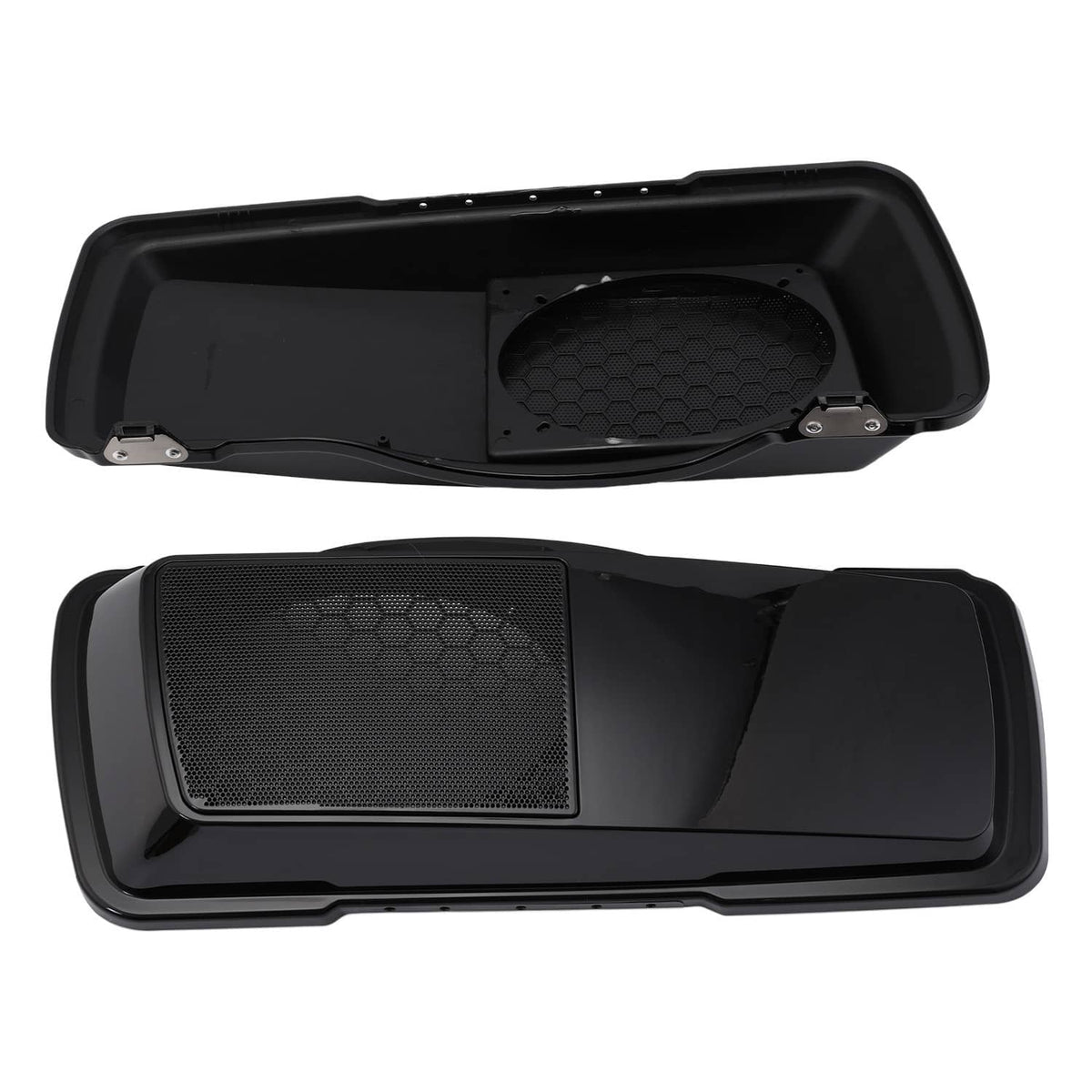 Solidspare Waterproof Saddlebag Lid Speaker Cover For Harley Touring Road Glide King 93-13