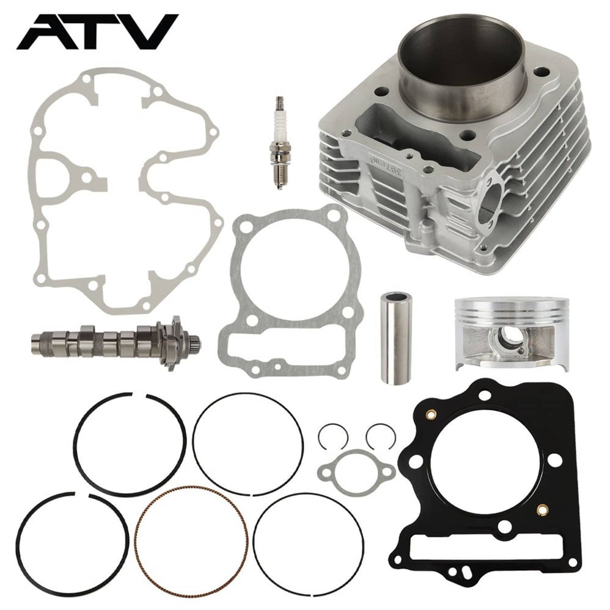 Solidspare For Honda TRX400EX 1999-2008 Cylinder Piston Camshaft Gasket Top End Rebuild Kit