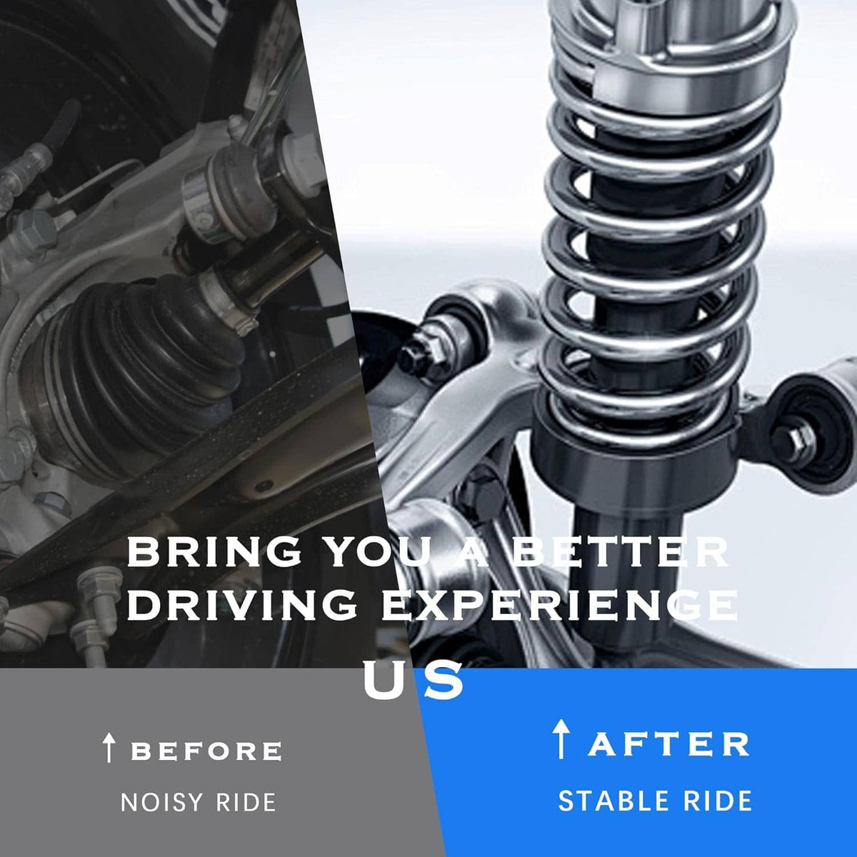 Solidspare Front Air Suspension Shock Struts w/ADS Set For Mercedes W166 X166 GL450 GLS550