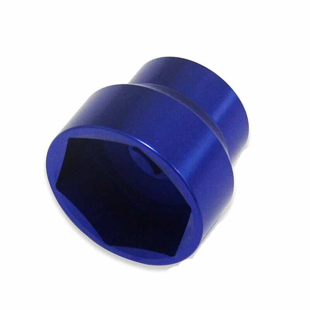 Solid Spare Oil Filter Socket 24mm / 36mm For 6.0L / 6.4L Ford Powerstroke Diesel 03-10 Blue